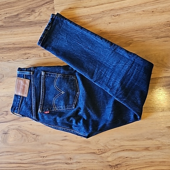 Levi's 501 Skinny - Dark Wash Denim - Picture 4 of 7